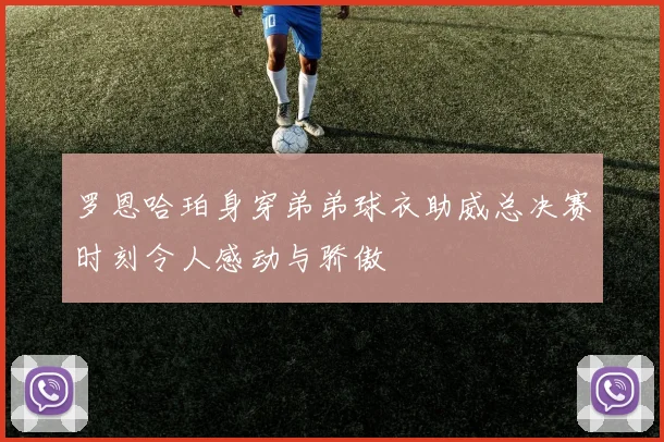 罗恩哈珀身穿弟弟球衣助威总决赛时刻令人感动与骄傲